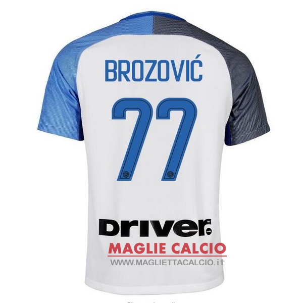 nuova maglietta inter milan 2017-2018 brozovic 77 seconda